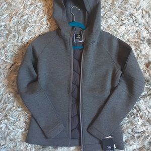 NWT Charcoal Gray MPG Zip Up Hoodie- Medium
